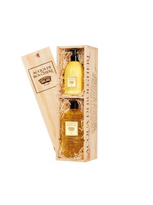 BAULETTO REGALO MEDIO CON CREMA FLUIDA CORPO + BAGNODOCCIA DELICATO (COMPONIBILE)