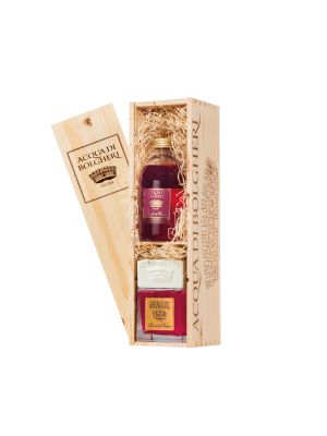 BAULETTO REGALO MEDIO CON DIFFUSORE AMBIENTE 100 ML + RICARICA DIFFUSORE (COMPONIBILE)